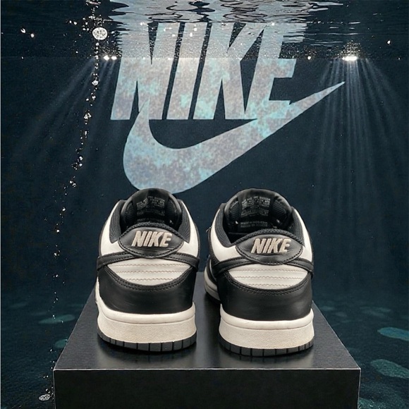 Nike Dunk Low Panda Black White Women’s Size 8 CW1590-100 Sneakers - Picture 4 of 10